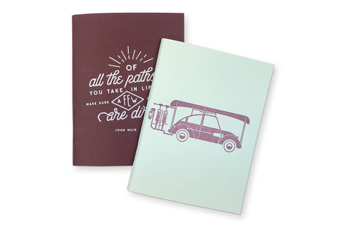 Adventure and Dirt Paths Pocket Notebooks