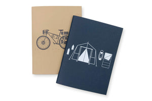 Bicycle Camping Pocket Notebooks