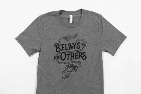 Belays Well With Others Tee