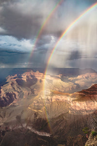 Grand Canyon Double Rainbow Print 11x14
