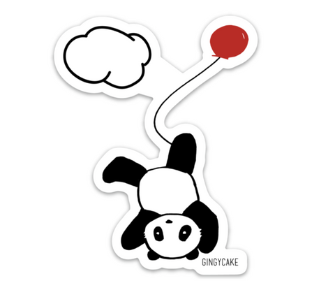 Panda Balloon Sticker