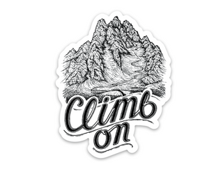 Climb On Sticker