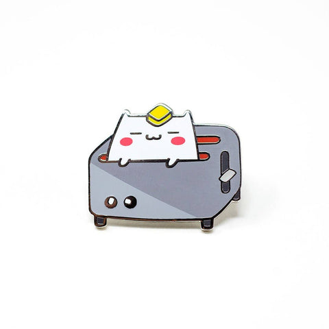 Toaster Cat Enamel Pin